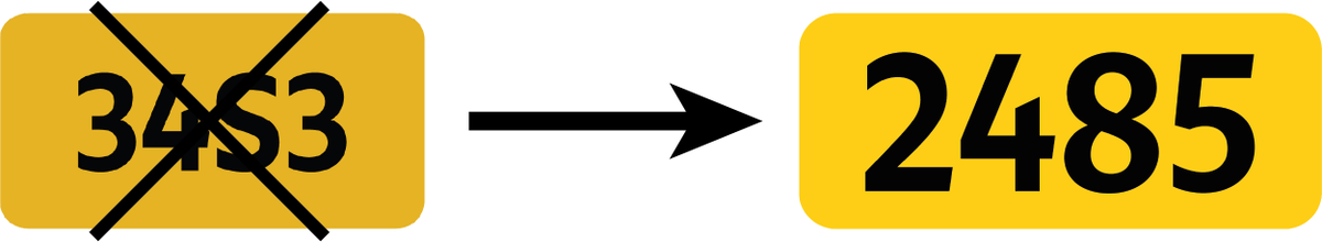 Brie2Morin_IDFM's tweet photo. #NouvelleNumerotation
Allez, on se motive et nous allons réviser ensemble les nouveaux numéros de vos lignes de #bus 🚌 à partir du 15 septembre 2025 ! 🗓️
1⃣ JOUR 1⃣LIGNE :
Les lignes 34S1, 34S2 et 34S3 deviennent les ligne 2483, 2484 et 2485 ! https://t.co/HxYwK2a6zC