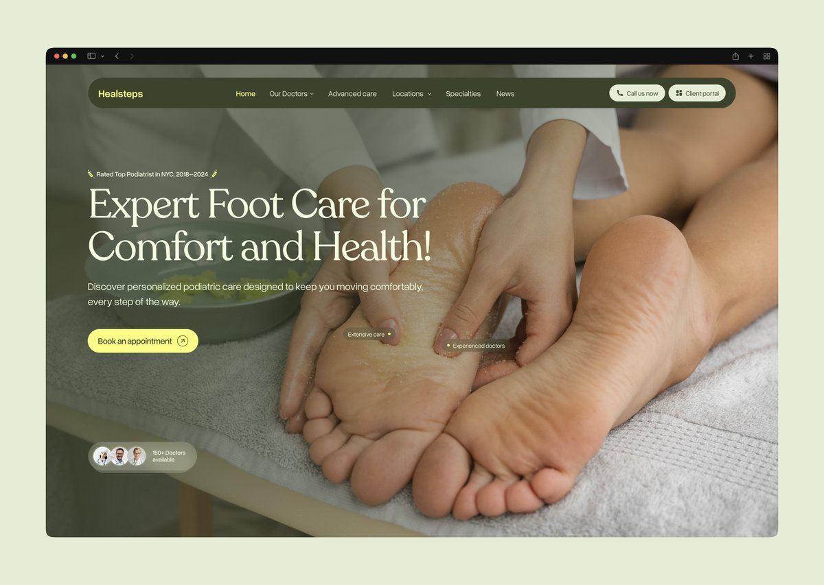 JayBorda's tweet image. Design exploration for Footcare center - Healsteps
Let me know your views in the comments.