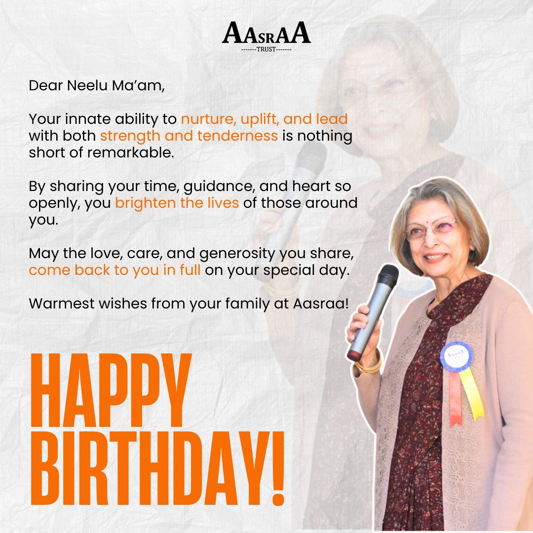Aasraa Trust (@aasraatrust) on Twitter photo Aasraa extends its heartfelt #birthday wishes to Mrs. <a href="/NKTB/">Neelu Khanna🇮🇳</a>, Aasraa's Managing Trustee, on her special day.
May her leadership continue to inspire & guide us in our mission.
We are deeply grateful for her vision, dedication & tireless efforts that uplift & empower so many lives. Aasraa extends its heartfelt #birthday wishes to Mrs. <a href="/NKTB/">Neelu Khanna🇮🇳</a>, Aasraa's Managing Trustee, on her special day.
May her leadership continue to inspire & guide us in our mission.
We are deeply grateful for her vision, dedication & tireless efforts that uplift & empower so many lives.