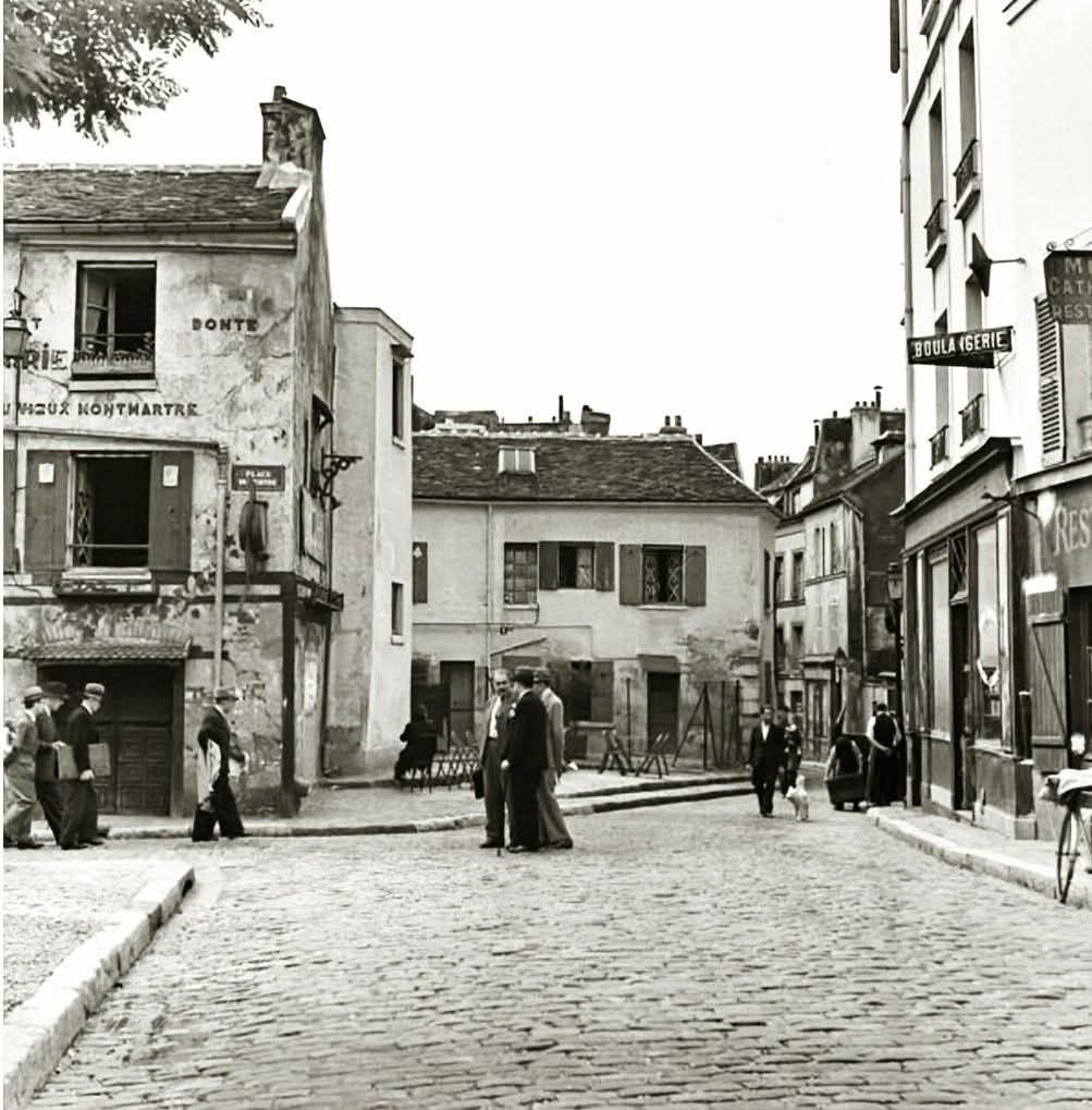 ParisAMDParis's tweet image. 馃摲 Daniel Citerne.
Visite des membres de la Commission du Vieux Paris 脿 Montmartre
1942 ann茅e sinistre.