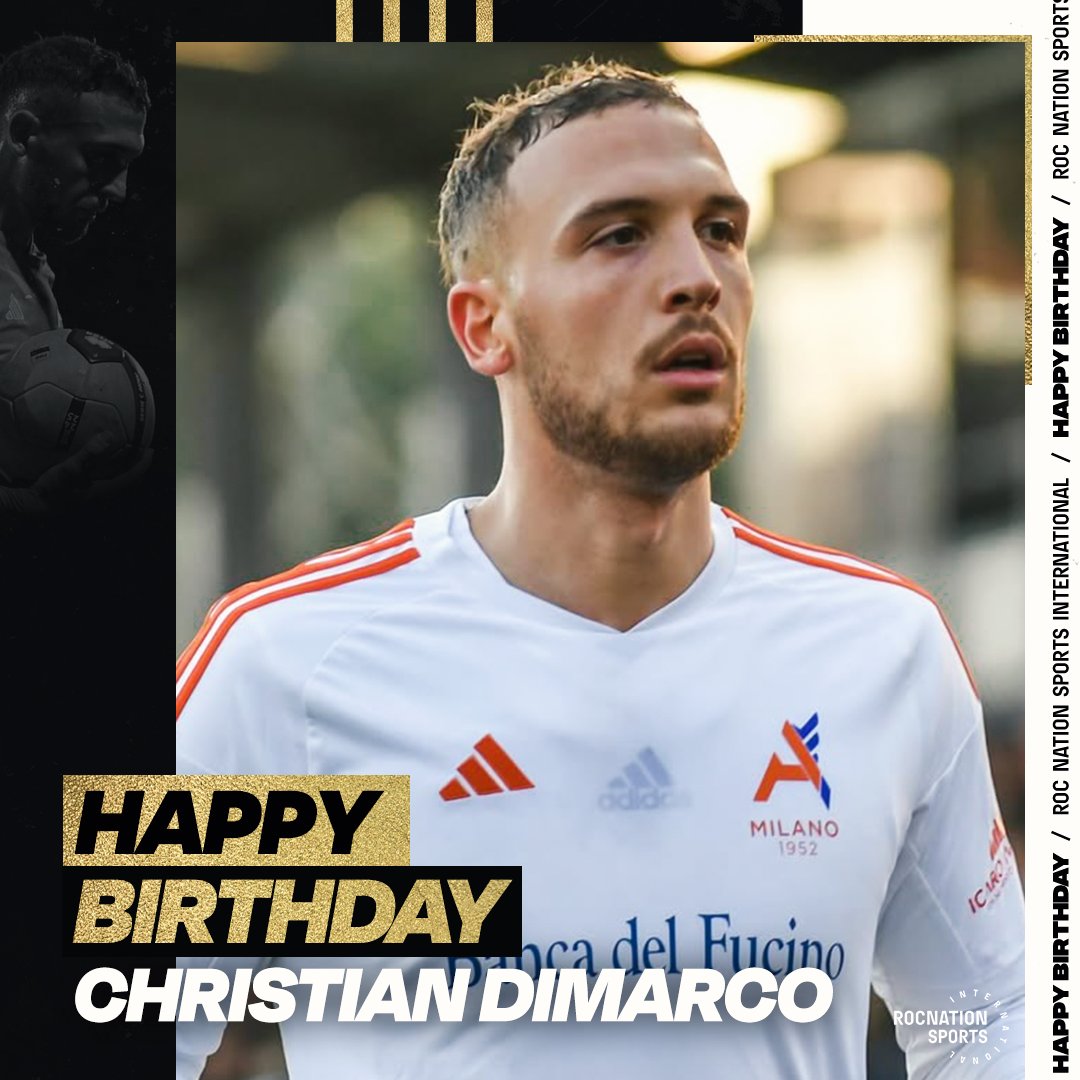 RocNationSI's tweet image. Happy birthday, Christian Dimarco 🎈