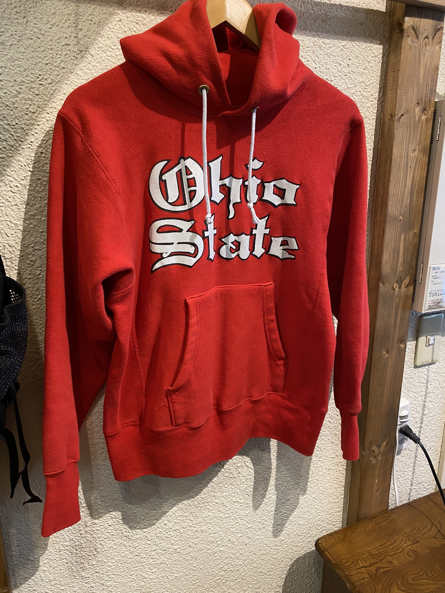 チャンピオンOhio State パーカー Mトリコタグ80s 80s champion リバースウィーブ オハイオ 2枚タグ トリコタグ M