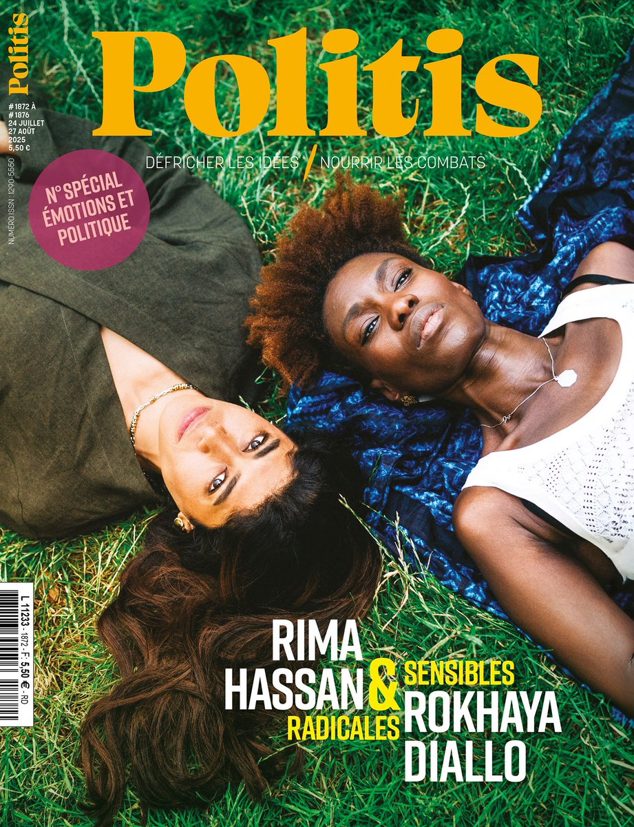 Pierre Jacquemain (@pjacquemain) on Twitter photo J-2 dans vos kiosques. Numéro d’été spécial « Émotions et politique. » Avec de nombreux reportages, décryptages, portraits. Et cet entretien passionnant entre <a href="/RokhayaDiallo/">Rokhaya Diallo</a> et <a href="/RimaHas/">Rima Hassan</a>. J-2 dans vos kiosques. Numéro d’été spécial « Émotions et politique. » Avec de nombreux reportages, décryptages, portraits. Et cet entretien passionnant entre <a href="/RokhayaDiallo/">Rokhaya Diallo</a> et <a href="/RimaHas/">Rima Hassan</a>.