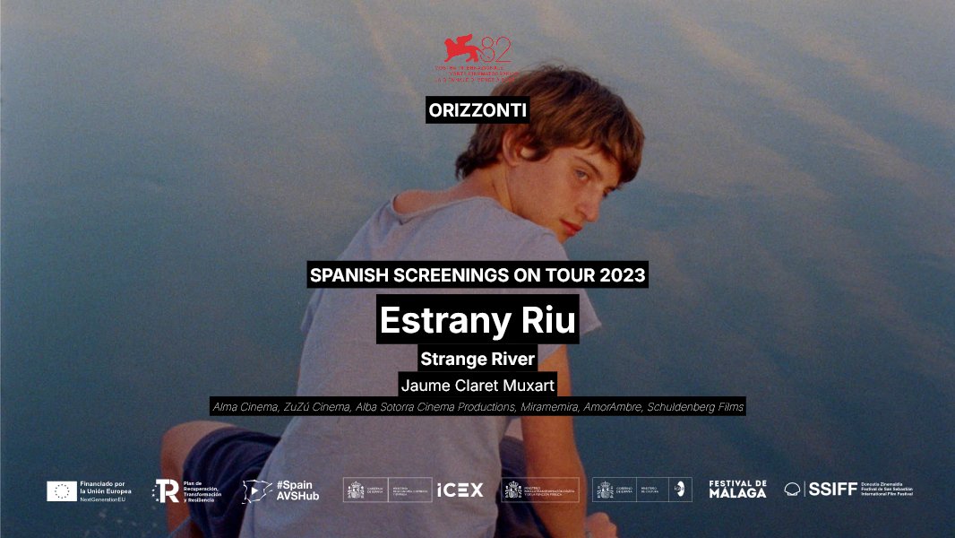 Spanish Screenings (@spscreenings) on Twitter photo 馃 El largometraje 'Estrany Riu' de <a href="/claretjaume/">jaumeclaretmuxart</a> producido por Alma Cinema, ZuZ煤 Cinema, <a href="/AlbaSotorra/">Alba Sotorra</a>, <a href="/miramemira/">miramemira</a>, AmorAmbre y Schuldenberg Films聽 ha sido seleccionado en la 82 edici贸n de <a href="/la_Biennale/">La Biennale di Venezia</a>聽en la secci贸n Orizzonti. 馃 El largometraje 'Estrany Riu' de <a href="/claretjaume/">jaumeclaretmuxart</a> producido por Alma Cinema, ZuZ煤 Cinema, <a href="/AlbaSotorra/">Alba Sotorra</a>, <a href="/miramemira/">miramemira</a>, AmorAmbre y Schuldenberg Films聽 ha sido seleccionado en la 82 edici贸n de <a href="/la_Biennale/">La Biennale di Venezia</a>聽en la secci贸n Orizzonti.