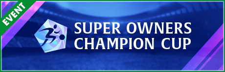 「SUPER OWNERS CHAMPION CUP 7th」開催！

開催期間中、特定の条件を達成すると監督スカウトチケットや★5確定スカウトチケットの欠片などがもらえる限定ミッションを開催！

詳細はゲーム内お知らせよりご確認ください。
#サカつくRTW