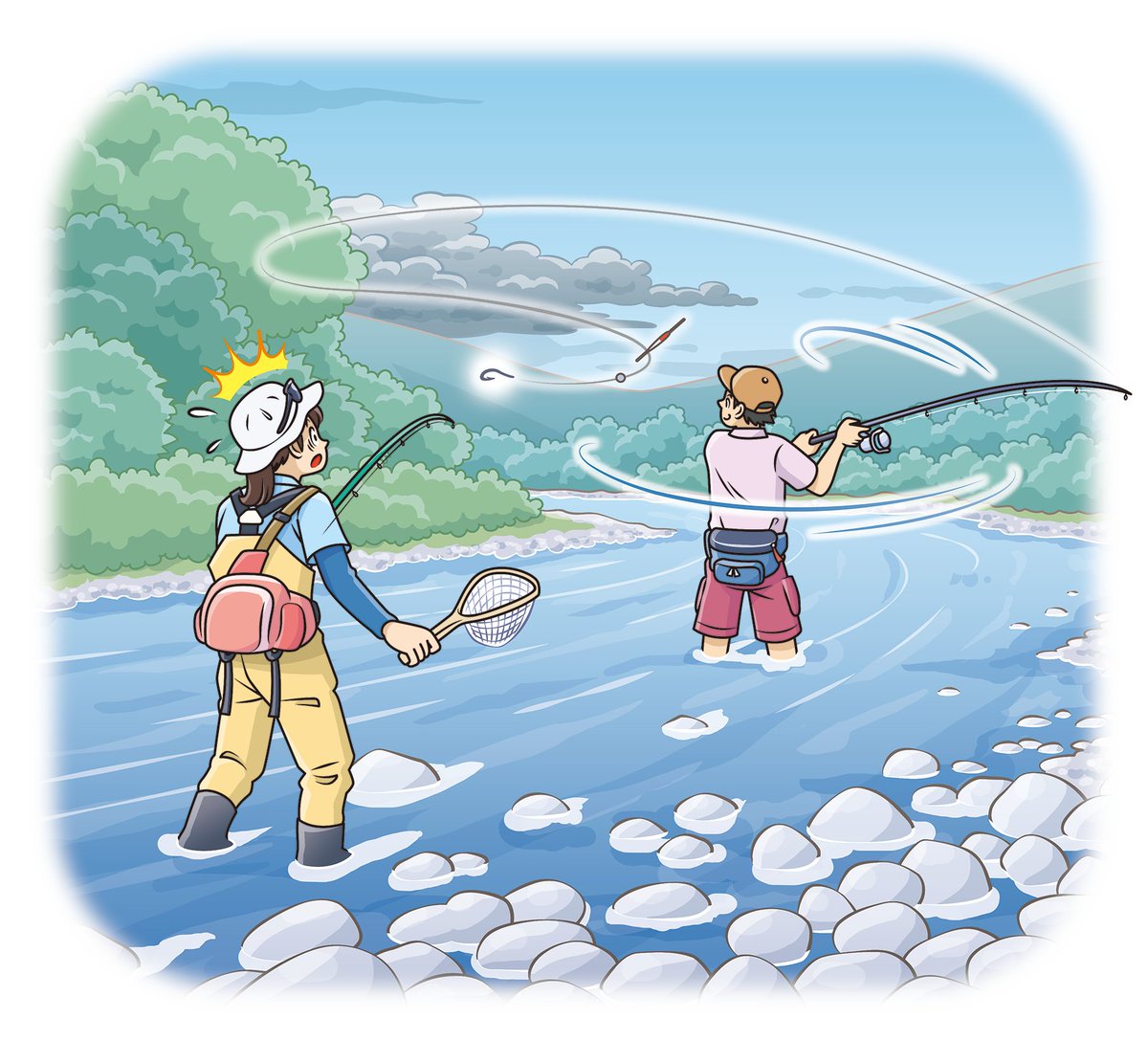 caa_kodomo's tweet image. 【安全に魚釣りを楽しみましょう！】
事故防止のポイントを踏まえて楽しみましょう
○釣り針は鋭利なため、取り扱いは慎重に
○立ち入り禁止場所などには入らない
○濡れているところや海藻などで滑らないように注意
○ライフジャケットは常時正しく着用を
詳しくはこちら
caa.go.jp/policies/polic…