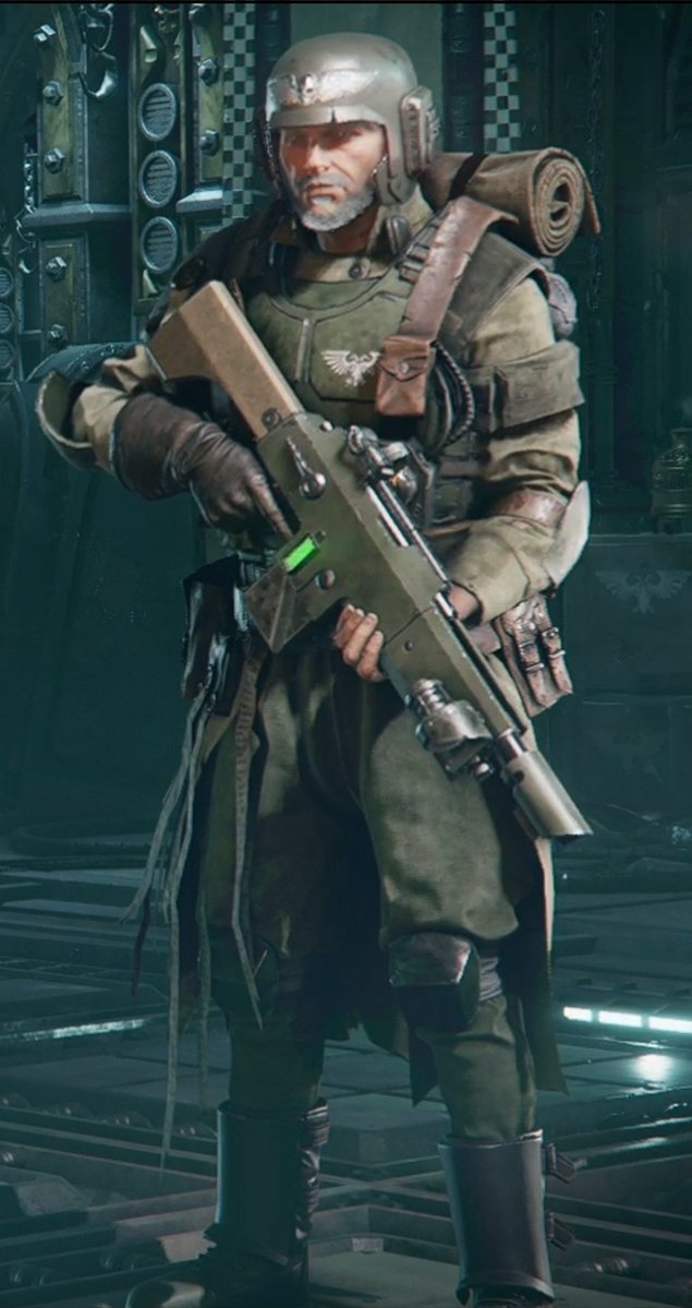 Nomadic_Cadian's tweet image. Name: Seamus McAlister
Rank: Veteran Sergeant (NCO)
Regiment: Cadian Shock trooper
Age: non-disclosed
Height: 7'1 ft
Alignment: Astra Militarum
"For the Emperor!"
#warhammer40k #roleplay