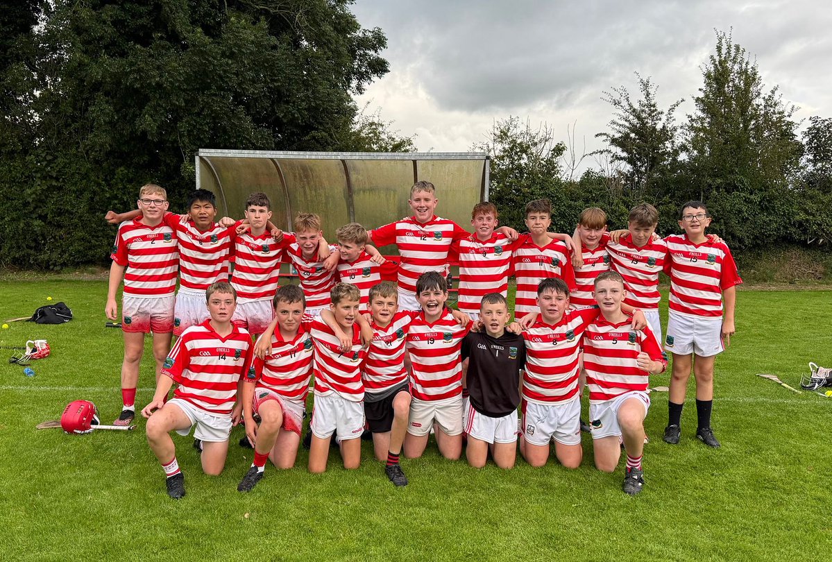 Unbelievable performance from our u13 hurlers defeating Lisgoold 5-10 to 3-06. 
Well done everyone!!🔴⚪️