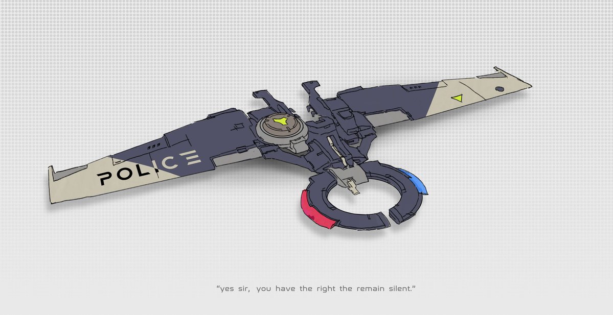 markzhangart's tweet image. Where are all the weird police vehicles?
