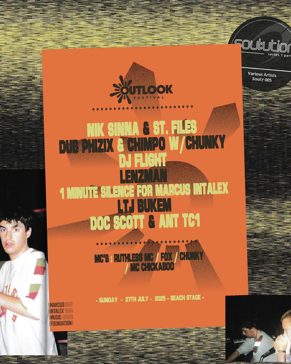 docscott31's tweet image. 27.07.25 : Outlook Festival, Croatia.
This one will be extra special this year as we celebrate our lost brothers Marcus Intalex and DJ Randall. ❤