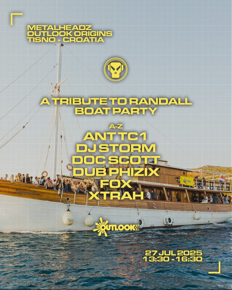 docscott31's tweet image. 27.07.25 : Outlook Festival, Croatia.
This one will be extra special this year as we celebrate our lost brothers Marcus Intalex and DJ Randall. ❤