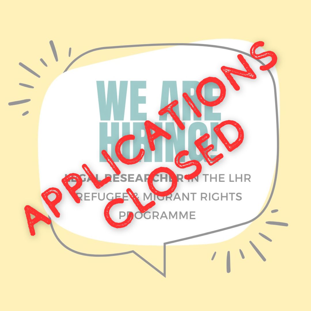 LHR_SA's tweet image. Applications for the Legal Researcher post are now closed!