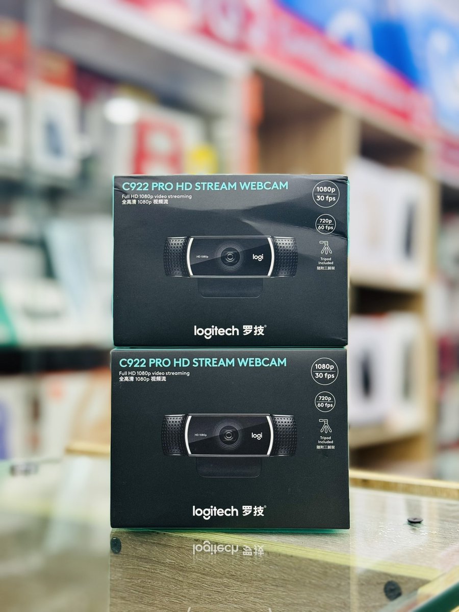QualityGadgets_'s tweet image. logitech C922 Pro HD Stream Webcam 

Price: ₦110,000 

🛒 Send a DM or 

📞 08169698791 | 💬 08076460107