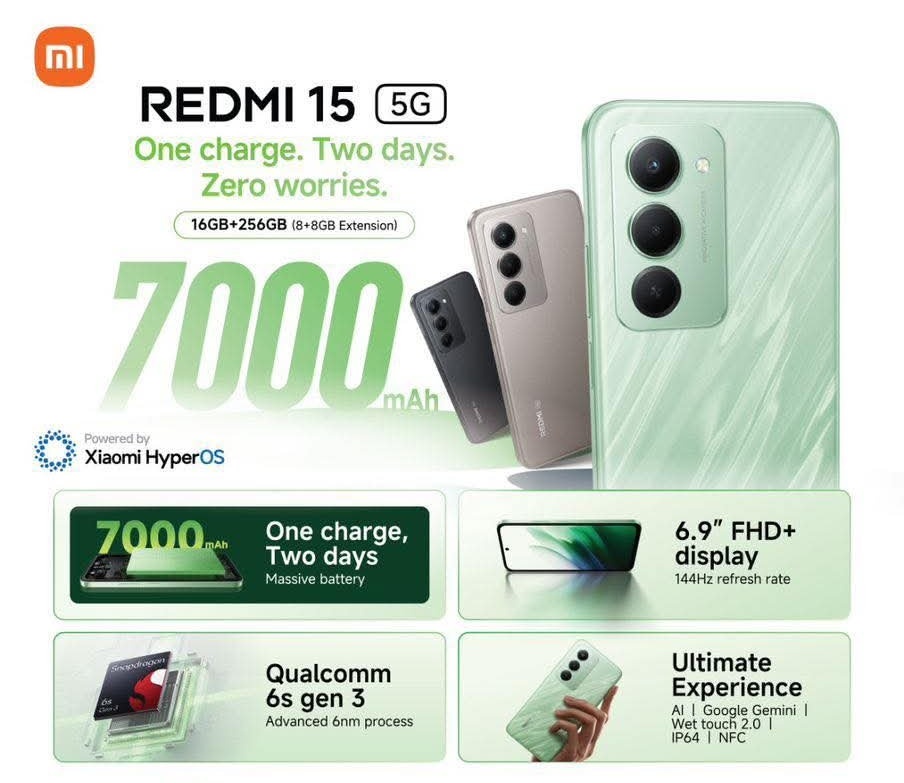 Redmi 15 Launched in India-