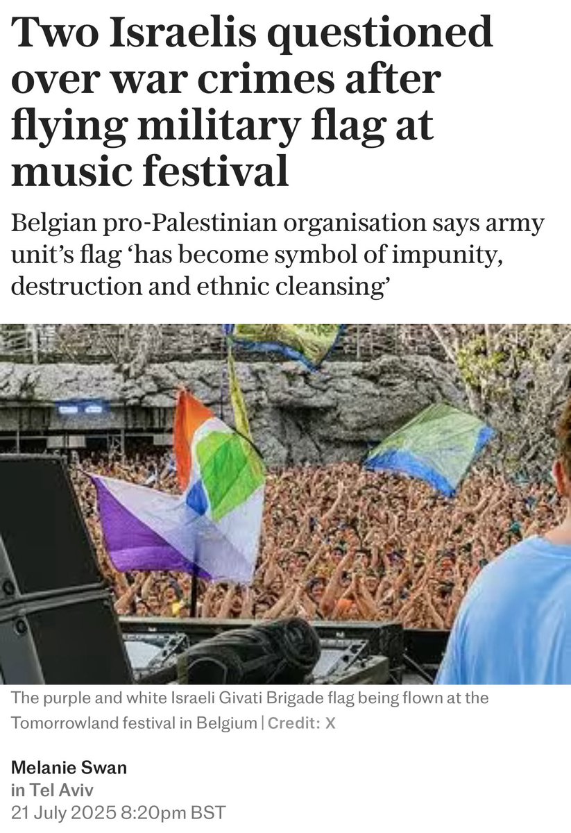 MummyisT's tweet image. I’m not renewing my @Telegraph subscription after decades of reading.
The reporting on Gaza relies entirely on Hamas statements and uncritically repeats their propaganda.
The stories written by this journalist over the past week included one about the Druze and the headline…