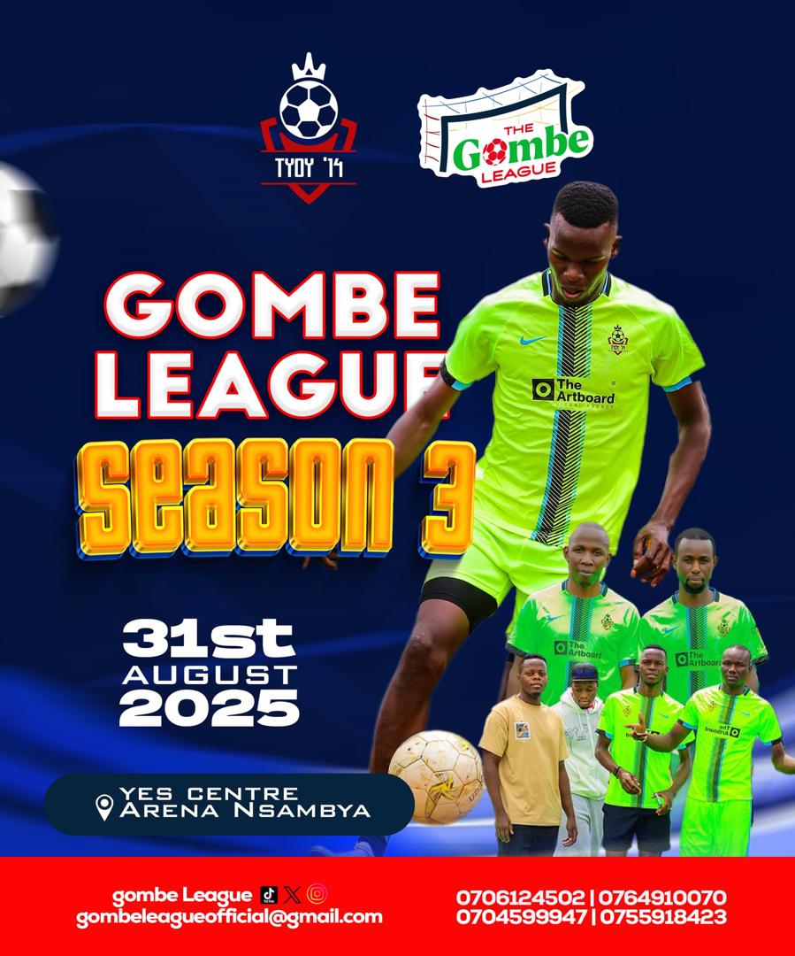 Don’t forget, the Gombe league is around the corner 😊 See you then!
