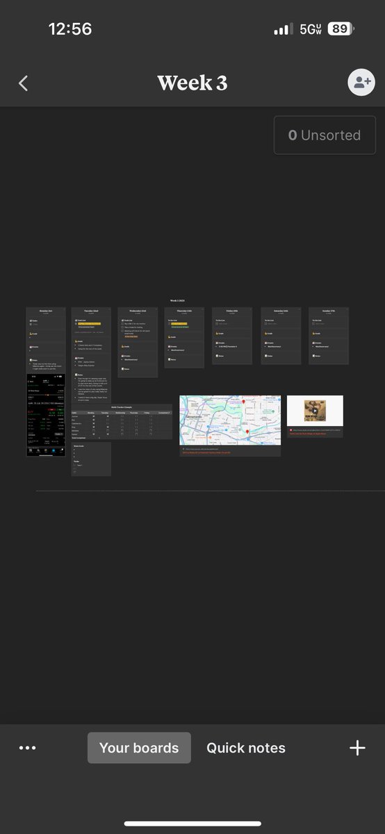 Angeloking5664's tweet image. @milanote as a bullet journal is kinda nuts