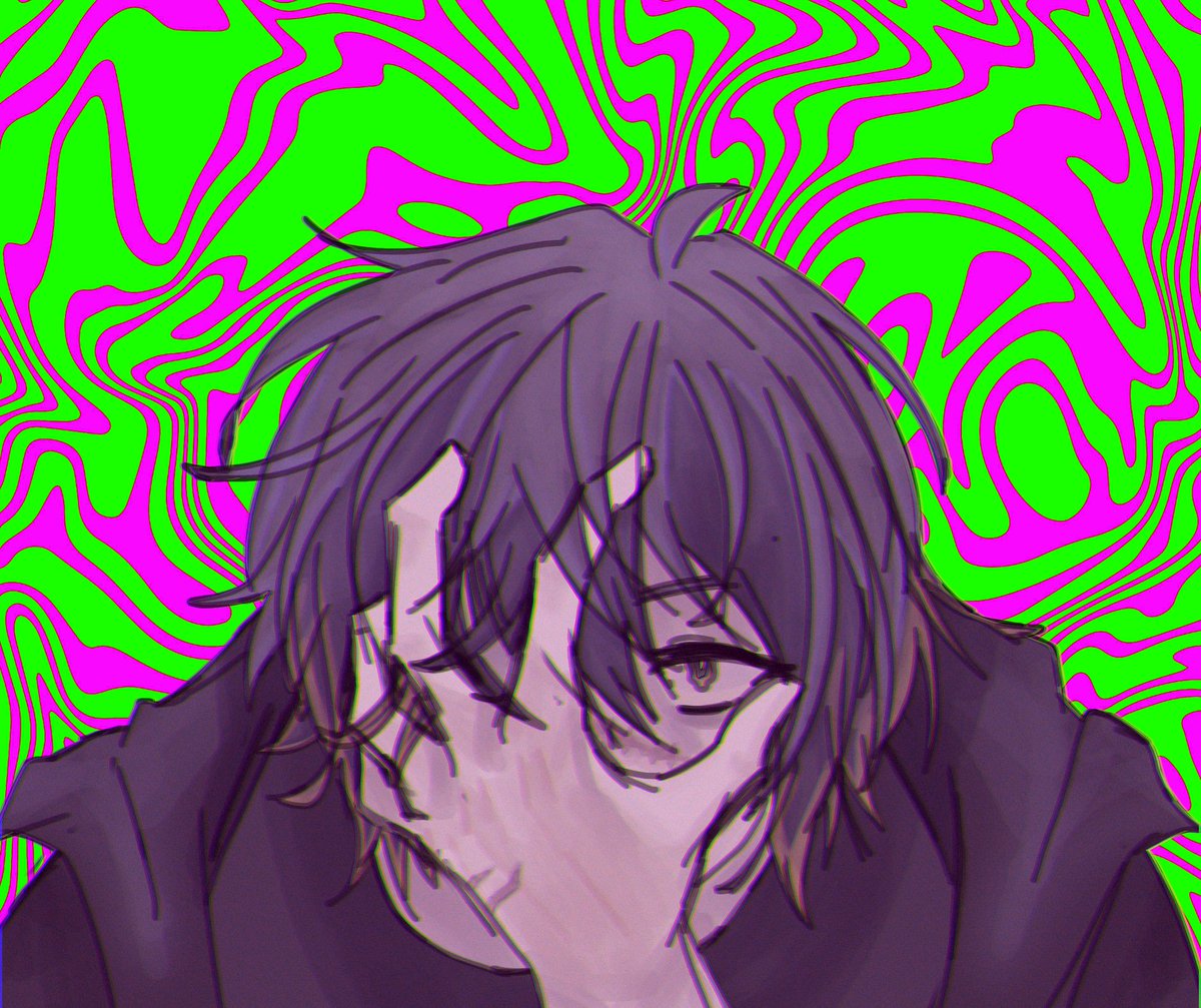 nikotinexp's tweet image. old art again chat (i wanna post oc art but im scared it wont get recognition sobs) #slowdamage #スロダメ #CHiRAL