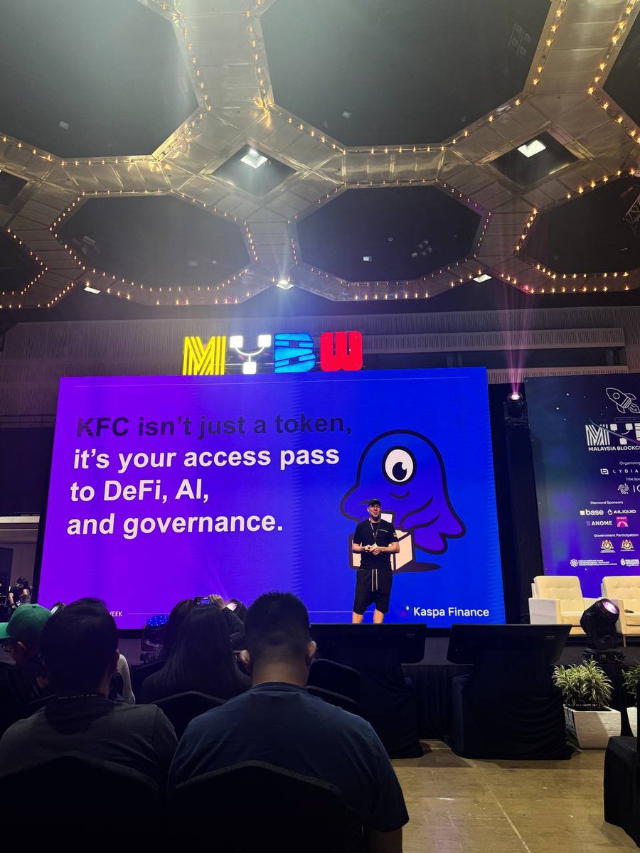 KaspaFinance's tweet image. Look where we ended up 👀

On the MYBW stage – great response, amazing vibes, and tons of Kaspa love 💜

Grateful for the energy and excited to keep building!

#Kaspa #KaspaFinance #MYBW2025 @MalaysiaBCW