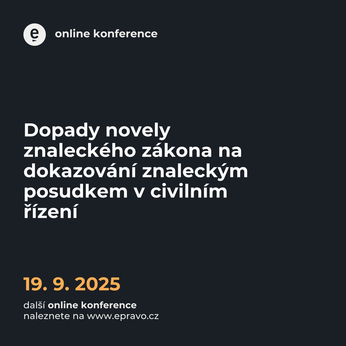 ⚖️ Novela znaleckého zákona: co mění v dokazování posudkem v civilním řízení?
epravo.cz/eshop/dopady-n…
#civilnirizeni #znalectvi
