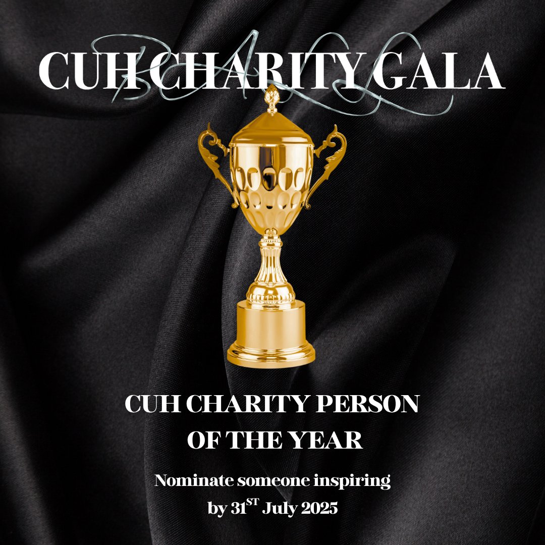 CUHCharity's tweet image. Time is running out to nominate someone amazing!
- CUH Charity Person of the Year
- CUH Charity Healthcare Worker of the Year
cuhcharity.ie/gala-ball-2025/
Shortlisted nominees will be invited to attend the CUH Charity Gala Ball, where the winners will be announced!