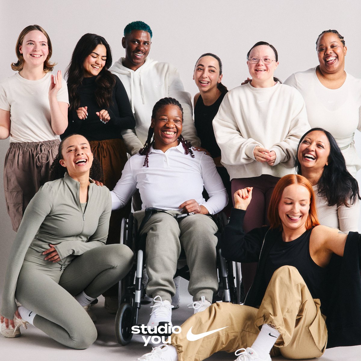 Studio You (@studio_youpe) on Twitter photo Inclusion is at the heart of our new video lessons – created with <a href="/Nike/">Nike</a> and shaped by the voices of real girls.
With lessons of differing intensity levels and adaptive movements performed by disabled trainers from <a href="/DSC_13/">Disability Sports Coach</a>, our content caters to all: studio-you.co.uk/portal/nike-hub Inclusion is at the heart of our new video lessons – created with <a href="/Nike/">Nike</a> and shaped by the voices of real girls.
With lessons of differing intensity levels and adaptive movements performed by disabled trainers from <a href="/DSC_13/">Disability Sports Coach</a>, our content caters to all: studio-you.co.uk/portal/nike-hub