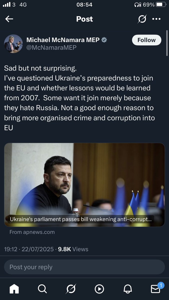 RaymondRowan7's tweet image. Quicker to just say your emotional baggage about Russia means you want to undermine Ukraine whenever possible.