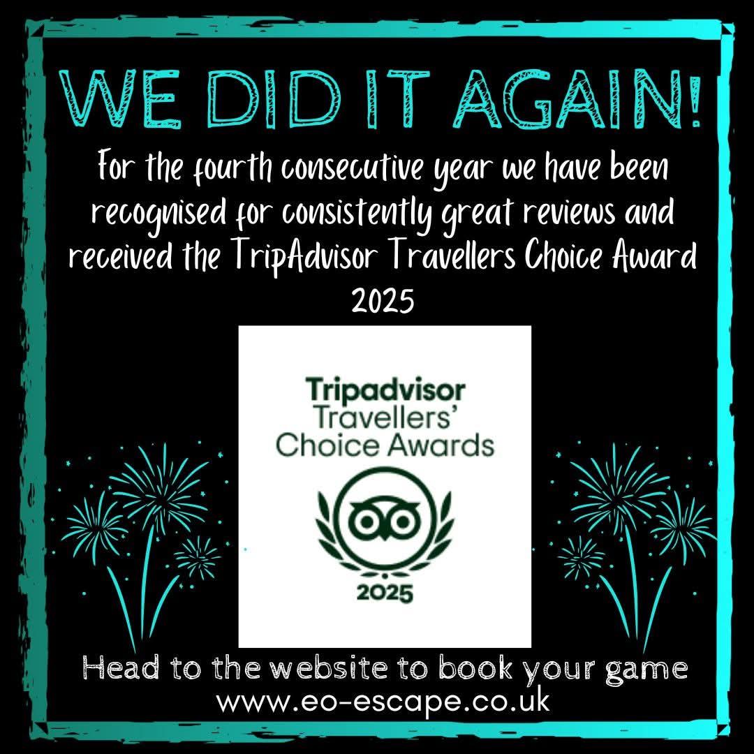 deadnsudburied's tweet image. If you're local, check out one of our regular supporters EO Escape Rooms, Sudbury! If you're not local and coming along for the festival, its worth finding some time before or after to check out these award winning escape rooms...