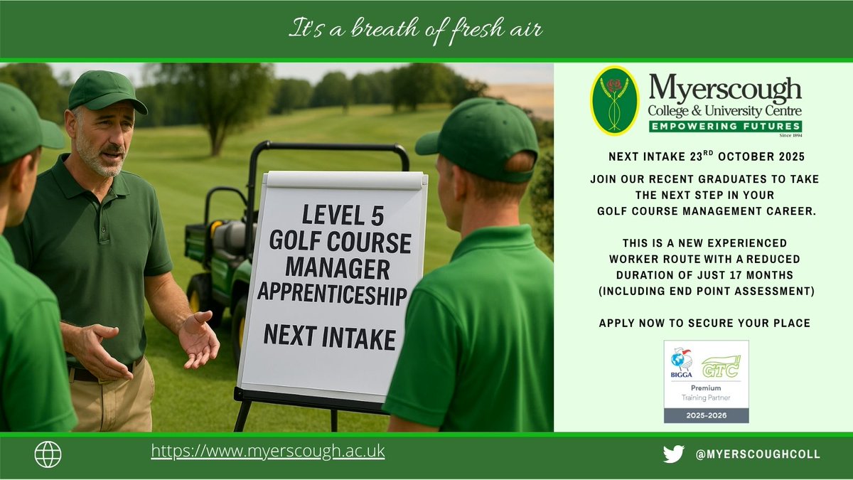 Paul McGrail (@mcpmcgrail) on Twitter photo Check out my latest article: L5 Golf Course Manager - Next Intake for October 2025 linkedin.com/pulse/l5-golf-β¦ via <a href="/LinkedIn/">LinkedIn</a> <a href="/BIGGALtd/">British & International Golf Greenkeepers Assn.</a> <a href="/TurfBusiness/">Turf Business</a> <a href="/My_Apprentice/">Myerscough College</a> <a href="/MyerscoughColl/">Myerscough College & University Centre</a> Check out my latest article: L5 Golf Course Manager - Next Intake for October 2025 linkedin.com/pulse/l5-golf-β¦ via <a href="/LinkedIn/">LinkedIn</a> <a href="/BIGGALtd/">British & International Golf Greenkeepers Assn.</a> <a href="/TurfBusiness/">Turf Business</a> <a href="/My_Apprentice/">Myerscough College</a> <a href="/MyerscoughColl/">Myerscough College & University Centre</a>