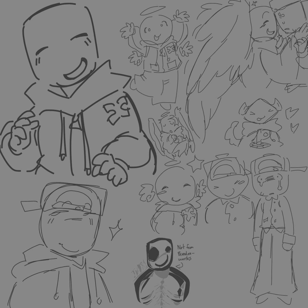 Uh don't mind JX1DX1 being in the doodles of brandon n ozolog