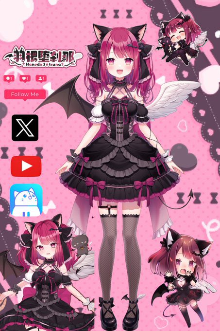 setuna_haneda's tweet image. #7月のVTuberフォロー祭り
#Vtuber準備中
#Vリスナーに見つかりたい
はじめましてにゃ!🐈⬛
ヤンデレ+あまあま+距離感バグ!?
黒猫堕天使 新人Vtuber 羽根堕 刹那(はねだ せつな) ですにゃ💅🐾
デビュー ❥・•年内予定🗓
👤🩷🔄💬巡回しますにゃ✨️
Vのお友達さんも募集してますにゃ🤝