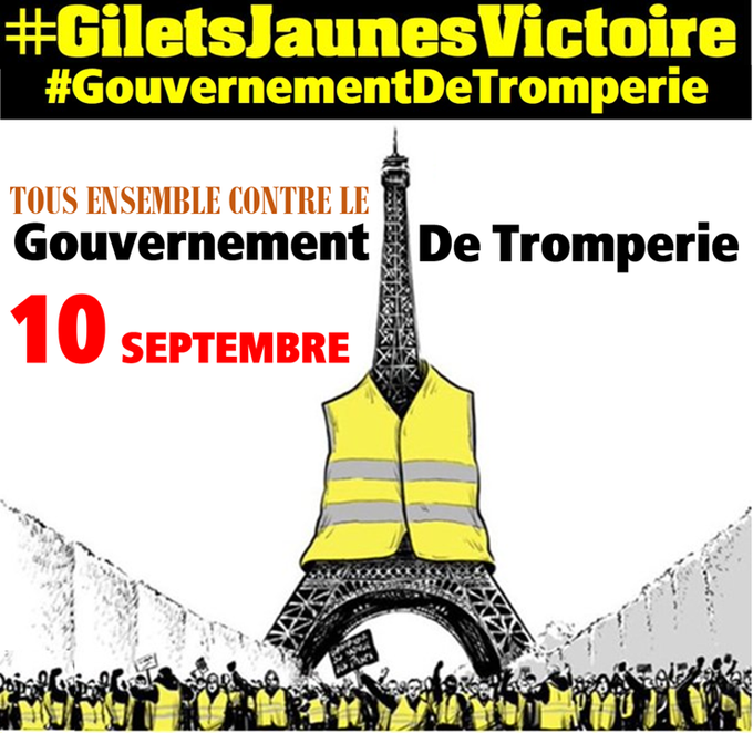 #10septembre2025 
Il faut vraiment être stupide pour continuer à tolérer ce gouvernement dans une telle situation.
Il est temps de descendre dans la rue, une bonne fois pour toutes ! #France