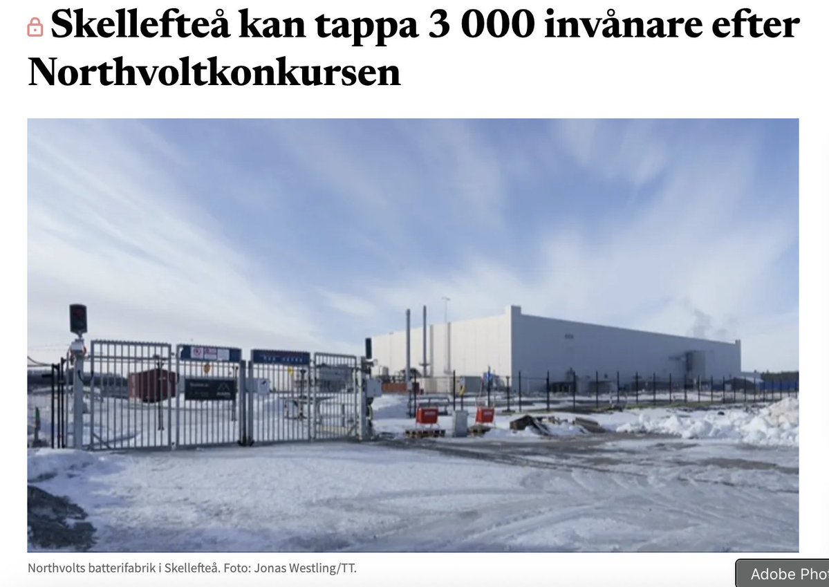 Bulletin_Nu's tweet image. Omkring 3000 invånare väntas ha lämnat kommunen under ett år när befolkningsminskningen når sin topp i november. Bostadsmarknaden drabbas hårt med 20 procent lägre priser. bulletin.nu/skelleftea-kan…