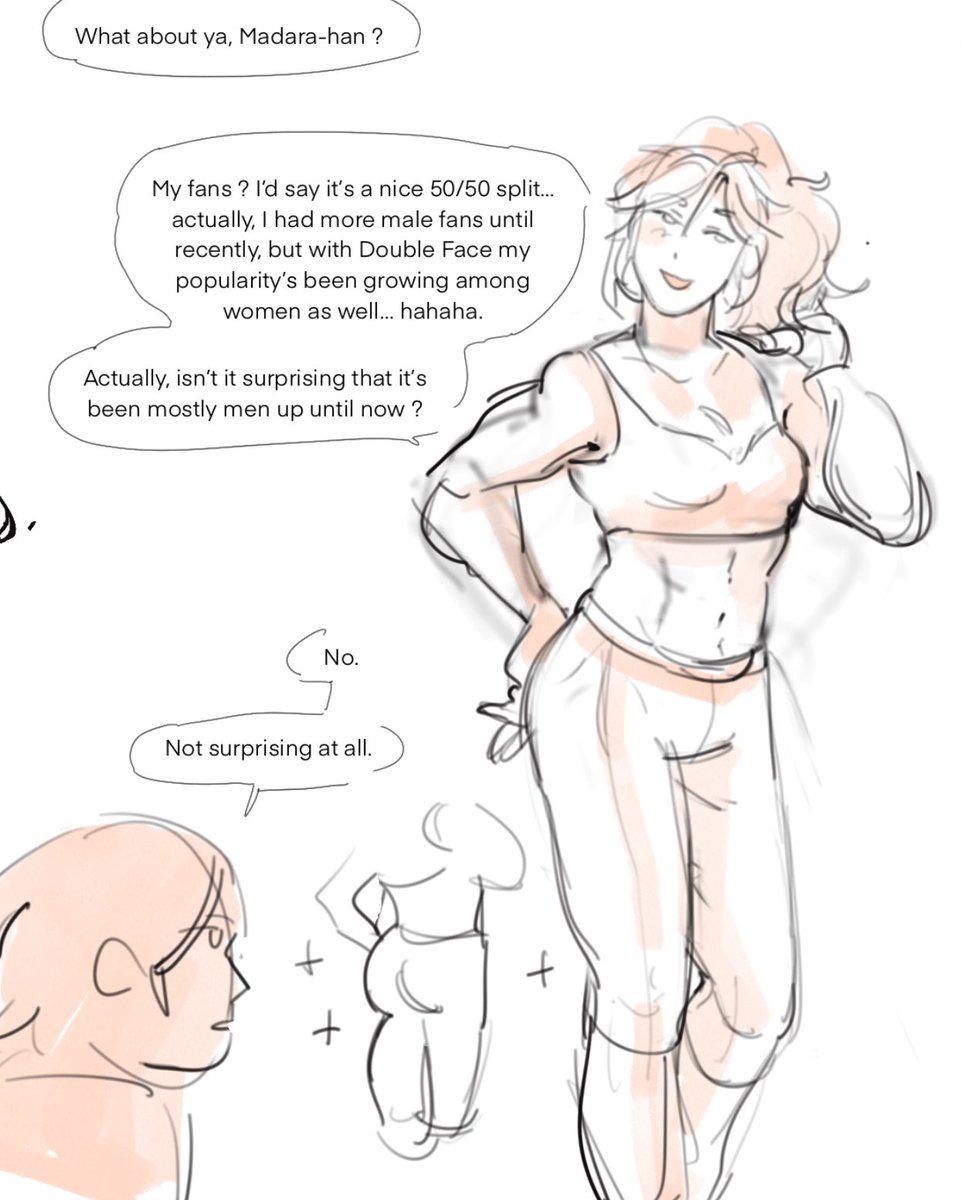 ladybelleville's tweet image. i saw a tiny gym butch lesbian kohaku on my tl yesterday and it broke me so thatโs my warmup for this morning