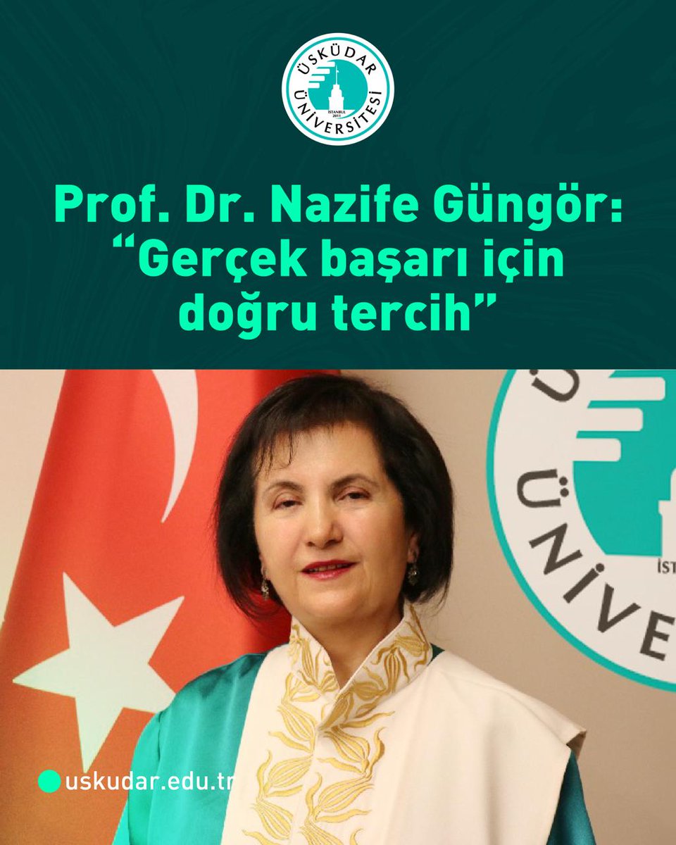 Rektörümüz Prof. Dr. Nazife Güngör, başarıya giden yolda doğru tercihin gücünü kaleme aldı. 

🔗Yazının tamamını okumak için: uskudar.edu.tr/tr/icerik/6233…

#ÜsküdarÜniversitesi #NazifeGüngör #HayatTercihtir #TercihinÜsküdarOlsun #TercihDönemi