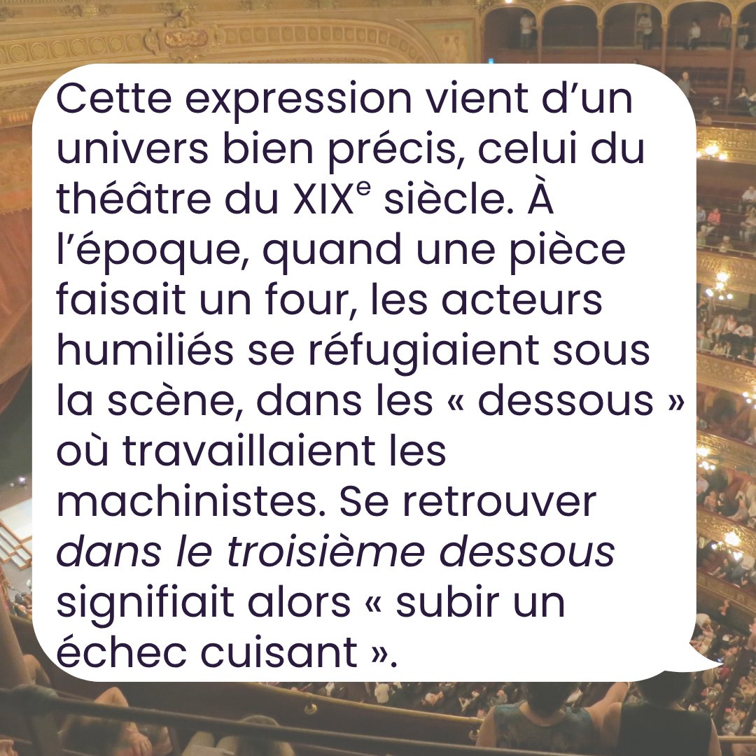 LeRobert_com's tweet image. Tandis que la 79e édition du Festival d’Avignon touche à sa fin, découvrez l’origine d’une expression née sous la scène !
Notre lexicographe Benjamin Rouxel la décortique pour vous dans le podcast La Puce à l’oreille de Lucie Bouteloup sur RFI. tinyurl.com/2yn6uzz8