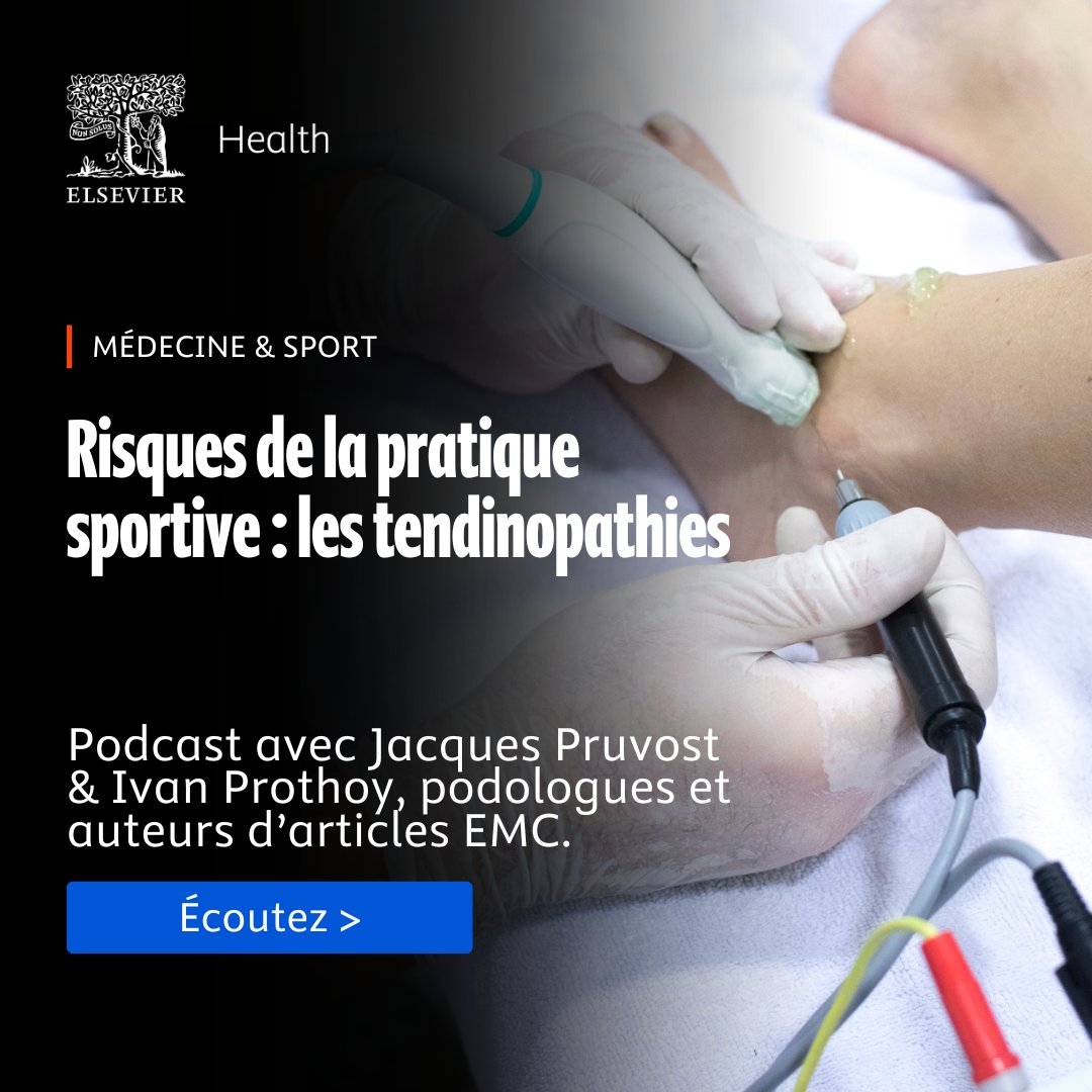 Médecine &amp; Sport |💊 Pathologies du sportif 
Elsevier vous propose un podcast avec deux experts en podologie, Jacques Pruvost et Ivan Prothoy, pour plonger dans l’univers du pied du sportif.
Écoutez le podcast &gt; spkl.io/6014ADuKO
Pour approfondir &gt; spkl.io/6015ADuKP