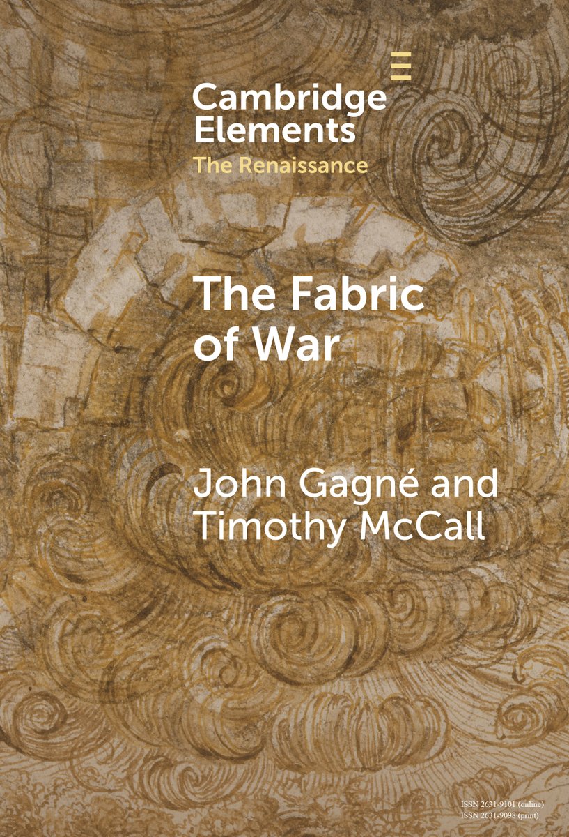 cambUP_History's tweet image. Don’t miss your chance to read new Cambridge Element The Fabric of War by John Gagné and Timothy McCall Free access available until 30 July.
cup.org/3IuXrow
#cambridgeelements #history