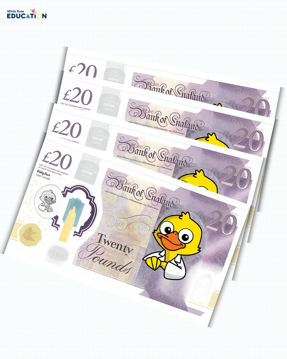 WhiteRoseEd's tweet image. Here's our pitch for the new banknotes 💷
What do you think? 😌