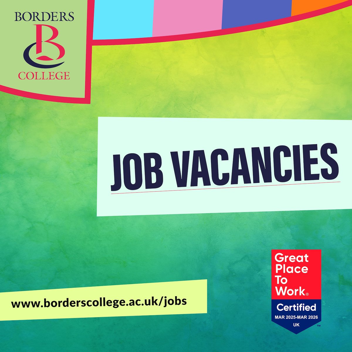 BordersCollege's tweet image. ๐๐ผ๐ฏ ๐ฉ๐ฎ๐ฐ๐ฎ๐ป๐ฐ๐ถ๐ฒ๐
๐บ Supply Learning Support Assistant (Higher Education)
โก๏ธ ยฃ25,678.00 per annum, pro-rata
๐บ Supply Mental Health Mentor (Higher Education)
โก๏ธ ยฃ22.50 per hour
For full details, please visit the website: bit.ly/4ajcLgX