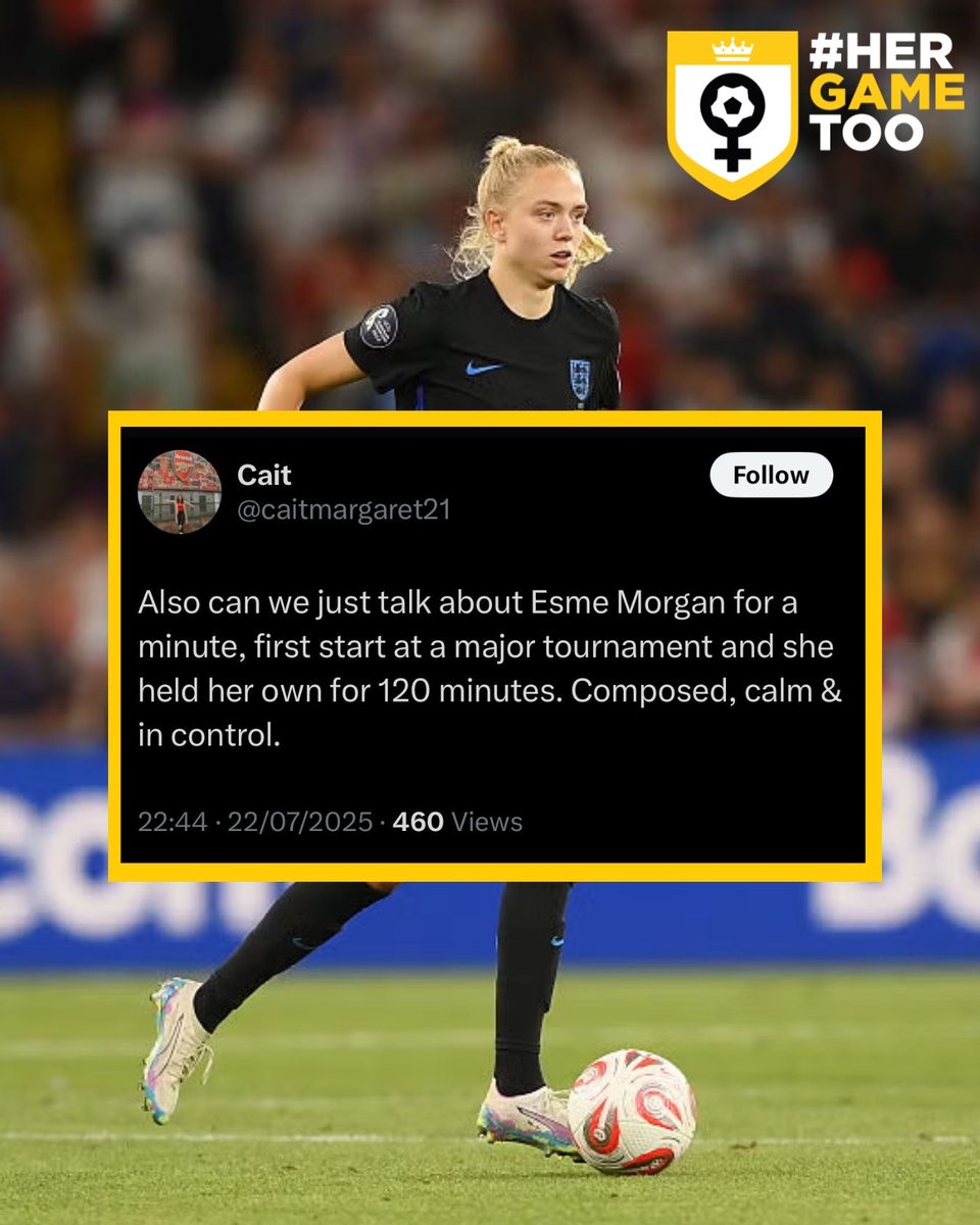 HerGameToo's tweet image. Anyone else wake up wondering if last night was just a dream!?!? 🏴
Our Lionesses really did that!! 😮💨😮💨
Swipe for our fave social media comments about our star girls! 🤩⤵️