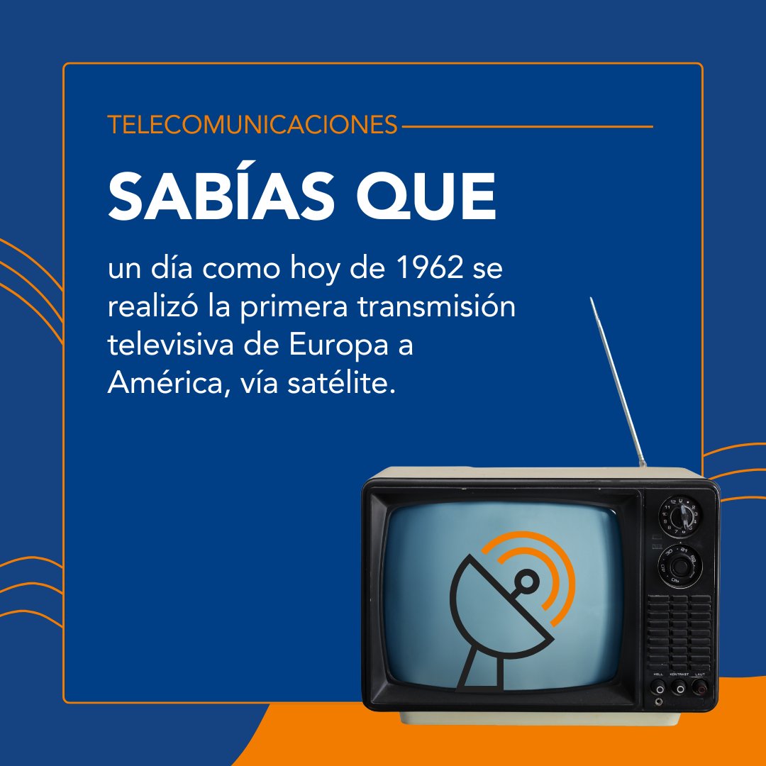 📡📺 Tal día como hoy, en 1962, se realizó la primera transmisión televisiva de Europa a América vía satélite. 🌍 Un hito en las #telecomunicaciones.

En Grupo Elecnor seguimos impulsando esa evolución con infraestructuras que conectan el mundo.