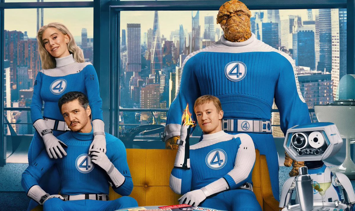 Les 4 Fantastiques reviennent au cinéma… oui, encore. Mais cette fois, c’est la bonne. Promis. (Enfin on espère) 😅

🔥 Un nouveau casting
🌌 Un style rétro-futuriste
🌍 Et Galactus en guest star cosmique

Qui va leur donner (encore) une chance ? 👀