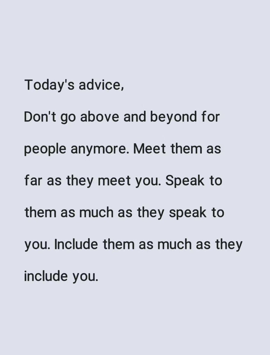 Today's advice