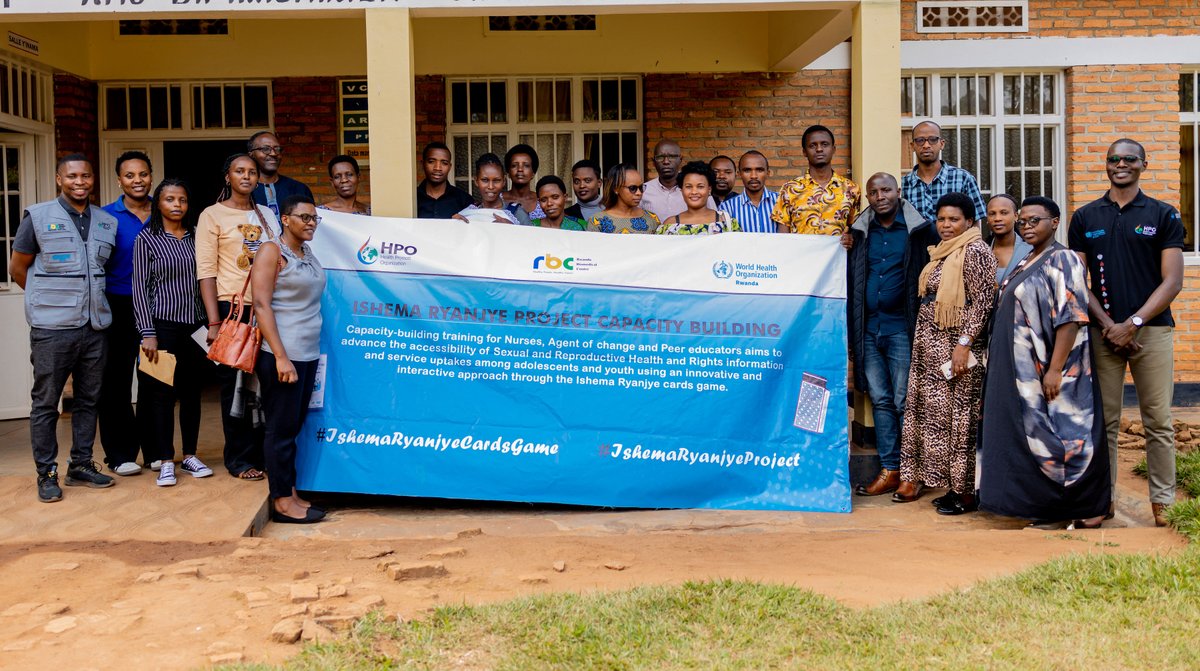 WHORwanda's tweet image. #IshemaRyanjye is empowering over 18 000 youth with life-changing knowledge on sexual and reproductive health rights(SRHR) through an innovative card game!
@WHORwanda, together with @RBC and @HP_Organi, are supporting making SRHR education fun, accurate, and impactful in Kayonza