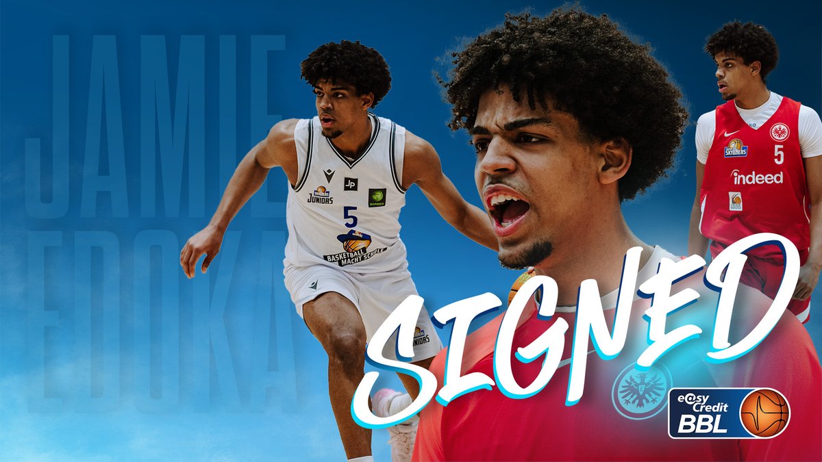 Top-Talent Edoka unterschreibt Profi-Vertrag frankfurt-skyliners.de/news-service/d… #skyliners #frankfurt #easycreditbbl