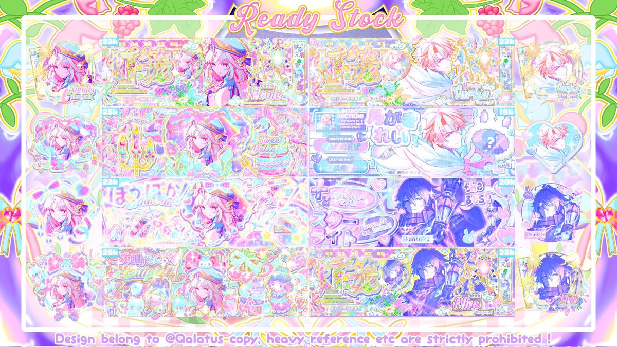 ~ HELP RT &amp; LIKE PLEASE ~

Hai haiii, JasJus bawa 16 layout rs impact impactan columbina nicole flins varka nih! Pricinya ada di ujung layoutnya yaww Yuk jajann 🫶 

Bisa langsung ditake yaww! 💕

Terimakacii ❤️

tags:
 #zonauang #zonajajan #zonaba