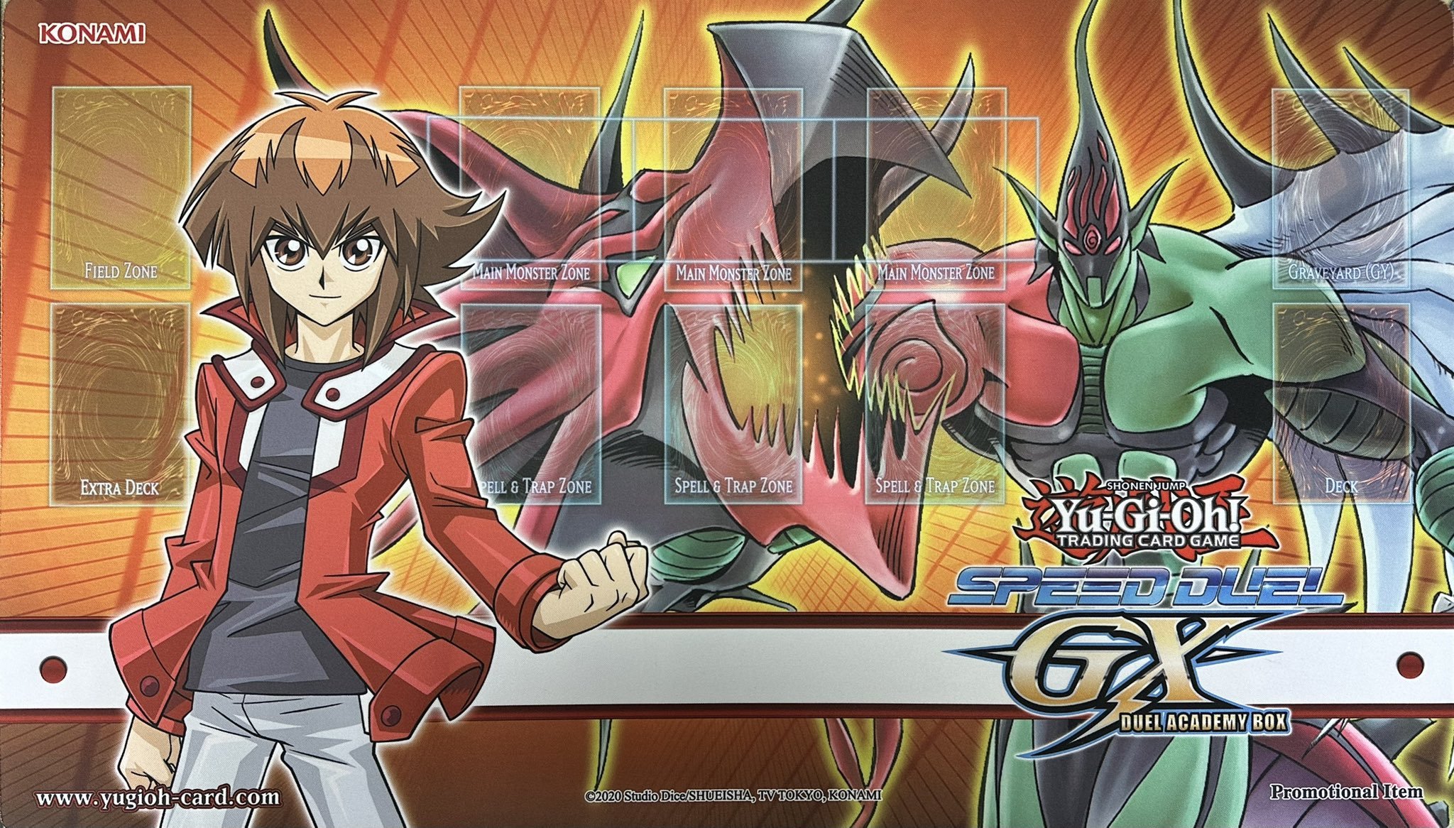 遊戯王 SPEEDDUEL 覇王十代 プレイマット プレイマット『十代&ユベル(遊戯王の日)』【-】{-}《プレイマット》