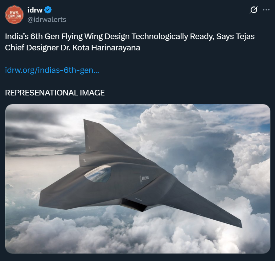 zhao_dashuai's tweet image. How do you know an Indian is lying?
1) Their mouths are moving.
2) Their fingers are typing.
This chronic indian liar is claiming their 6th gen fighter technology is ready, while using an image from Boeing.
The same company these people have been attacking since the Air India…