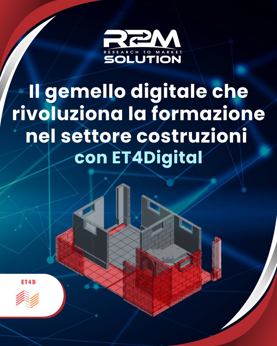 R2M Solution (@r2msolution) on Twitter photo Formazione professionale e innovazione digitale nel settore costruzioni!
Con il progetto #ET4Digital stiamo sviluppando un simulatore didattico basato su Digital Twin per formare i professionisti del futuro.
🔗Scopri di più: r2msolution.com/it/eu-projects…
<a href="/IstitutoEdili/">IIPLE - Scuola Edile di Bologna</a> <a href="/Unibo/">Università di Bologna</a> Formazione professionale e innovazione digitale nel settore costruzioni!
Con il progetto #ET4Digital stiamo sviluppando un simulatore didattico basato su Digital Twin per formare i professionisti del futuro.
🔗Scopri di più: r2msolution.com/it/eu-projects…
<a href="/IstitutoEdili/">IIPLE - Scuola Edile di Bologna</a> <a href="/Unibo/">Università di Bologna</a>